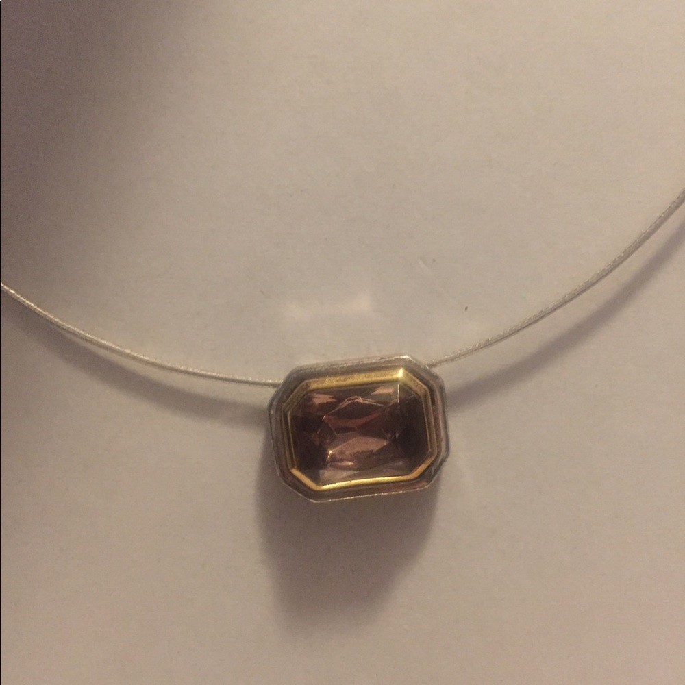 2 choker necklaces with pendants